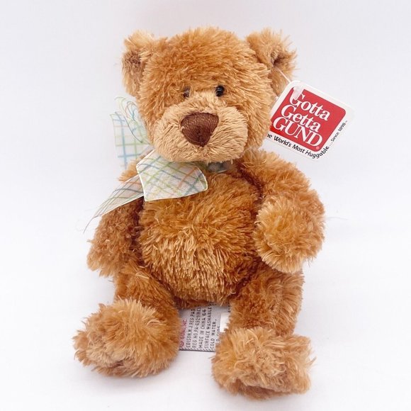 GUND Plush Bear Chauncy Junior 15221 with tags 7” - Picture 1 of 12